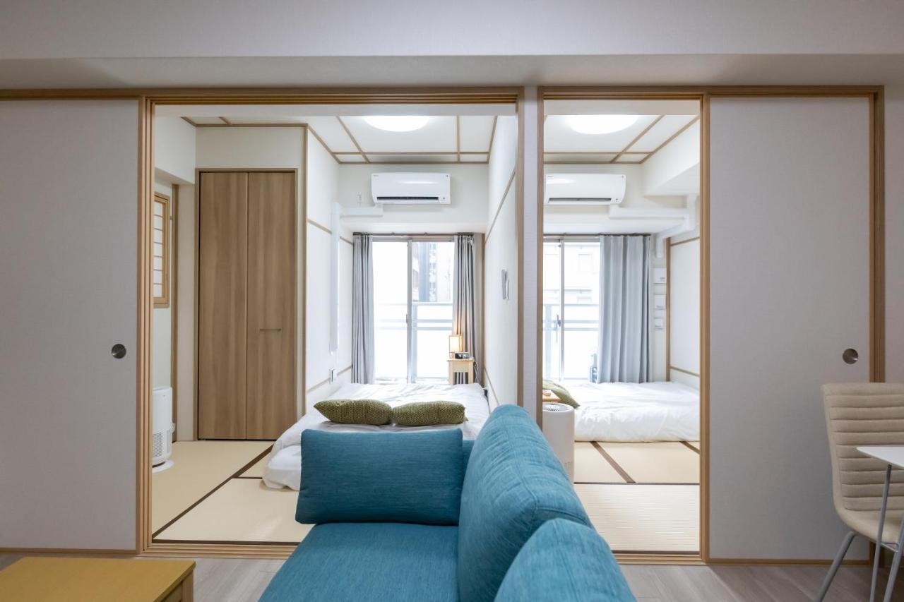 Ferienwohnung H2H Shinsaibashi Ōsaka Exterior foto