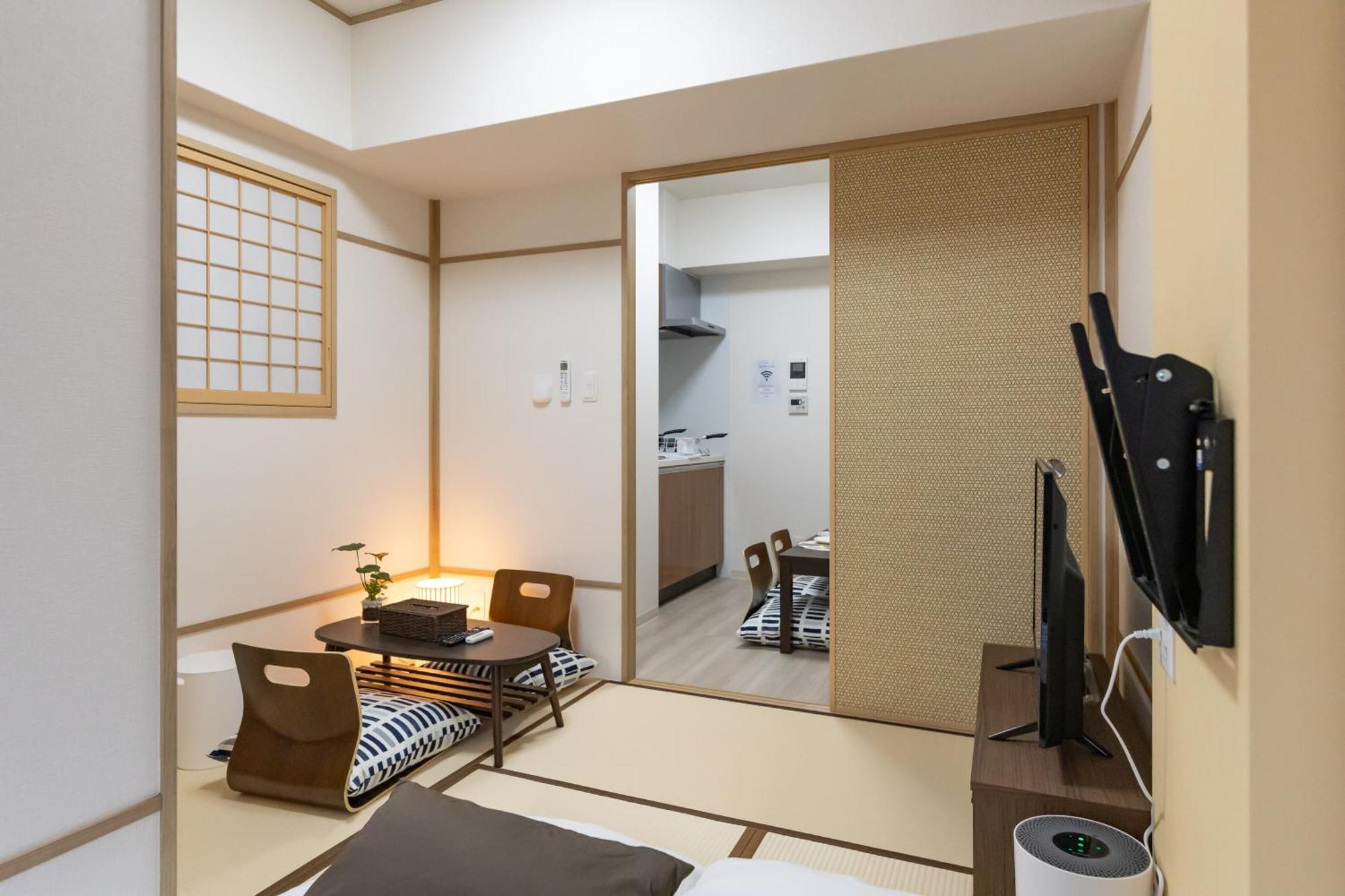Ferienwohnung H2H Shinsaibashi Ōsaka Exterior foto